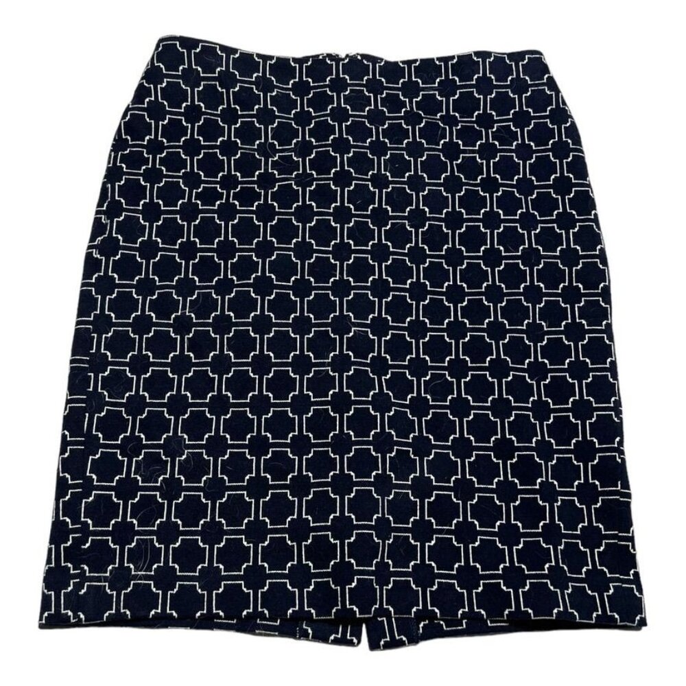 Women's Talbots Blue Pencil Skirt Size 2 Petite
